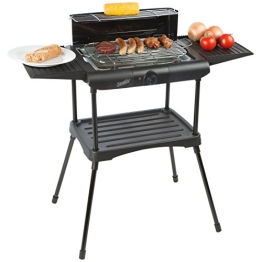 Bruzzzler BBQ Elektrogrill - Standgrill mit Warmhalte-Rost, (2000 Watt) - 1