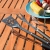 Bruzzzler Edelstahl Grillbesteck-Set 3-teilig im Koffer