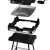 Kleiner Barbecue-Grill Elektro mit Standfuss und Glasplatte
