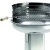 billiger Edelstahl Holzkohle – Säulengrill in Silber