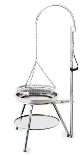 Landmann Holzkohle-Schwenkgrill Edelstahl