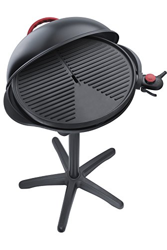 Steba VG 300 elektrischer Barbecue-Hauben-Grill, schwarz / rot - 1