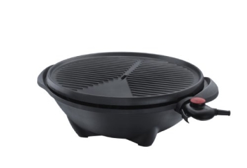 Steba VG 300 elektrischer Barbecue-Hauben-Grill, schwarz / rot