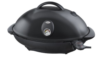 grosser Elektrogrill – Barbecue Säulengrill mit Haube