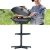 grosser Elektrogrill – Barbecue Säulengrill mit Haube