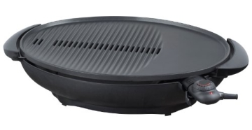 grosser Elektrogrill – Barbecue Säulengrill mit Haube