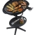 grosser Elektrogrill – Barbecue Säulengrill mit Haube
