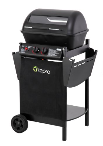 Tepro Lavasteingasgrill Grillwagen mit Rollen