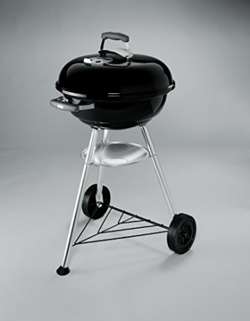hochwertiger Weber Compact Kettle, Holzkohle-Kugelgrill 47 cm