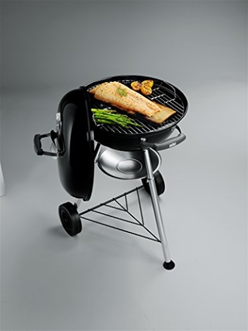 hochwertiger Weber Compact Kettle, Holzkohle-Kugelgrill 47 cm