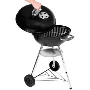 hochwertiger Weber Compact Kettle, Holzkohle-Kugelgrill 47 cm