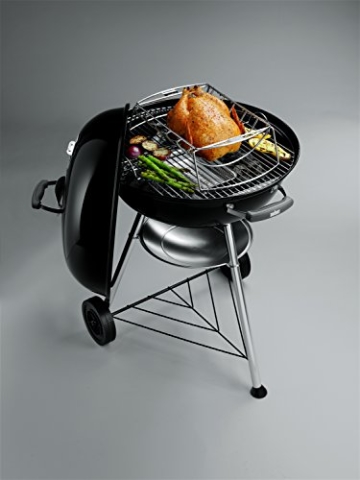 Test Weber Compact Kettle, Holzkohle-Kugelgrill 57 cm