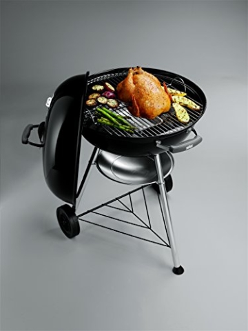 Test Weber Compact Kettle, Holzkohle-Kugelgrill 57 cm