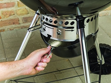 Weber Holzkohlegrill Original Kettle Premium 57 cm, schwarz